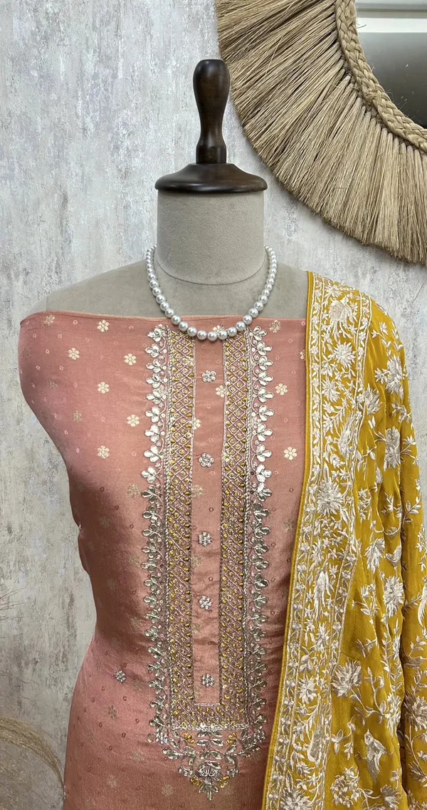 Tissue_Unstitched_Suit_With_Parsi_Embroidered_Dupatta_Peach_Pink