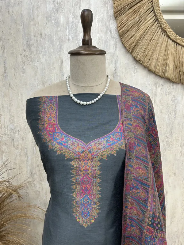 Kani_Weaving_Silk_Unstitched_Suit_Grey_1