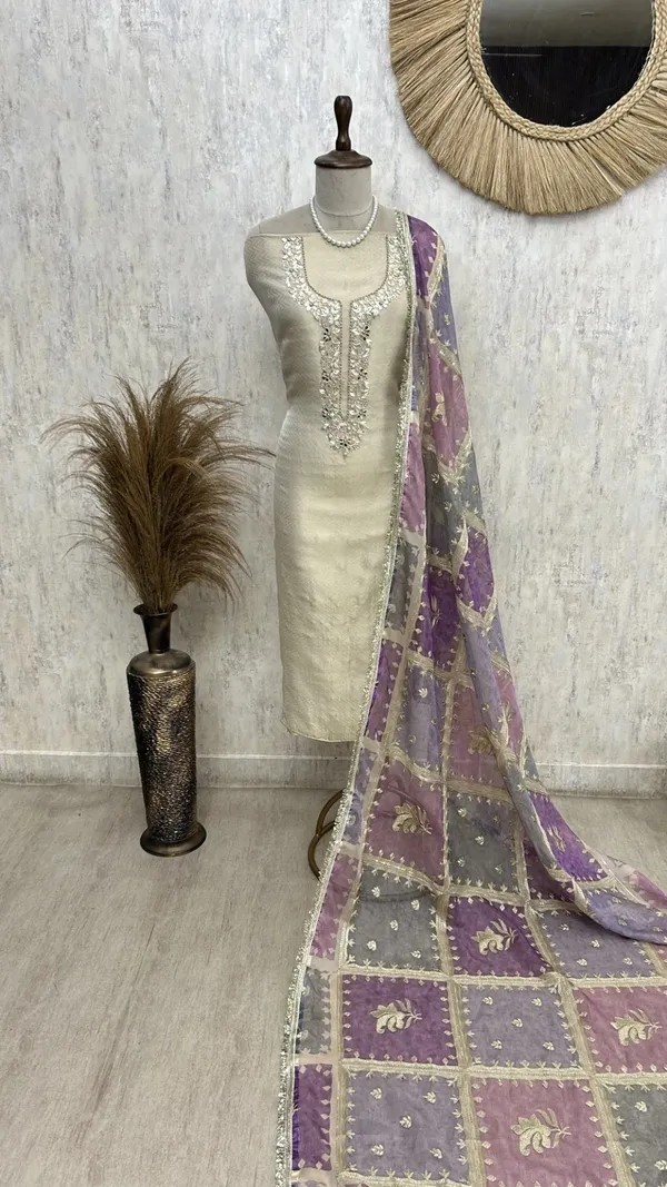 Ivory_Elegance_Tissue_Unstitched_Suit_Set_Dark_Lavender