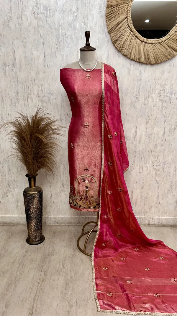 Karwa_Chauth_Special_Tissue_Unstitched_Suit_Set_Pink
