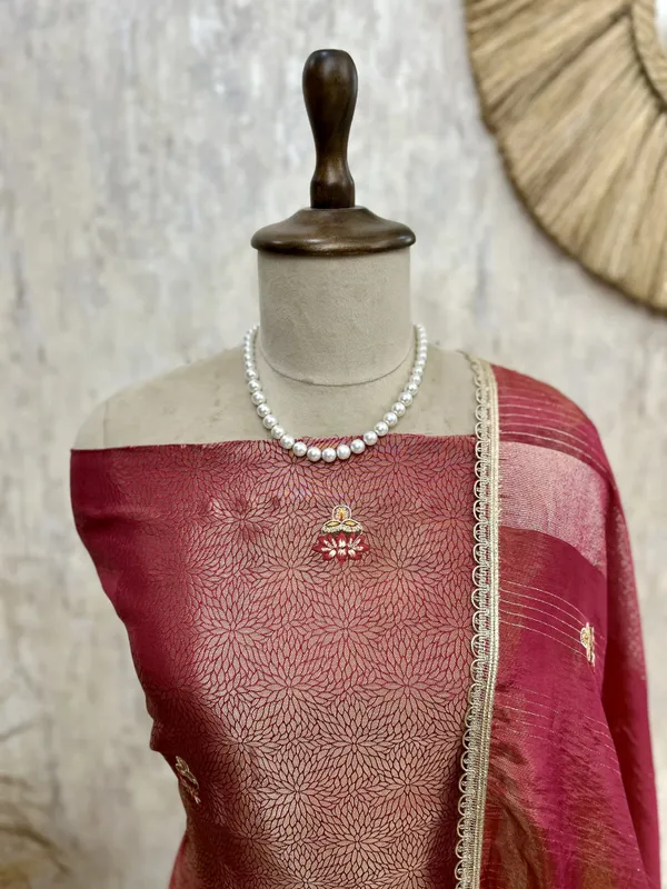 Karwa_Chauth_Special_Tissue_Unstitched_Suit_Set_Red