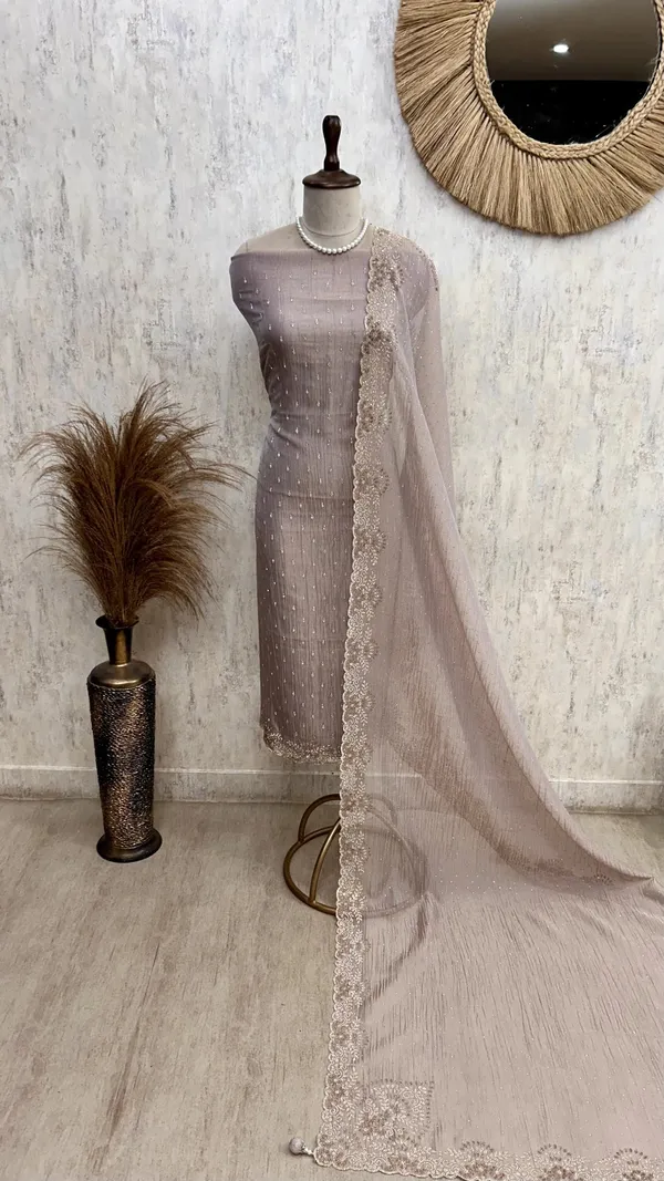 Chiffon_Organza_Unstitched_Suit_Set_With_Chiffon_Organza_Dupatta_Dull_Lavender