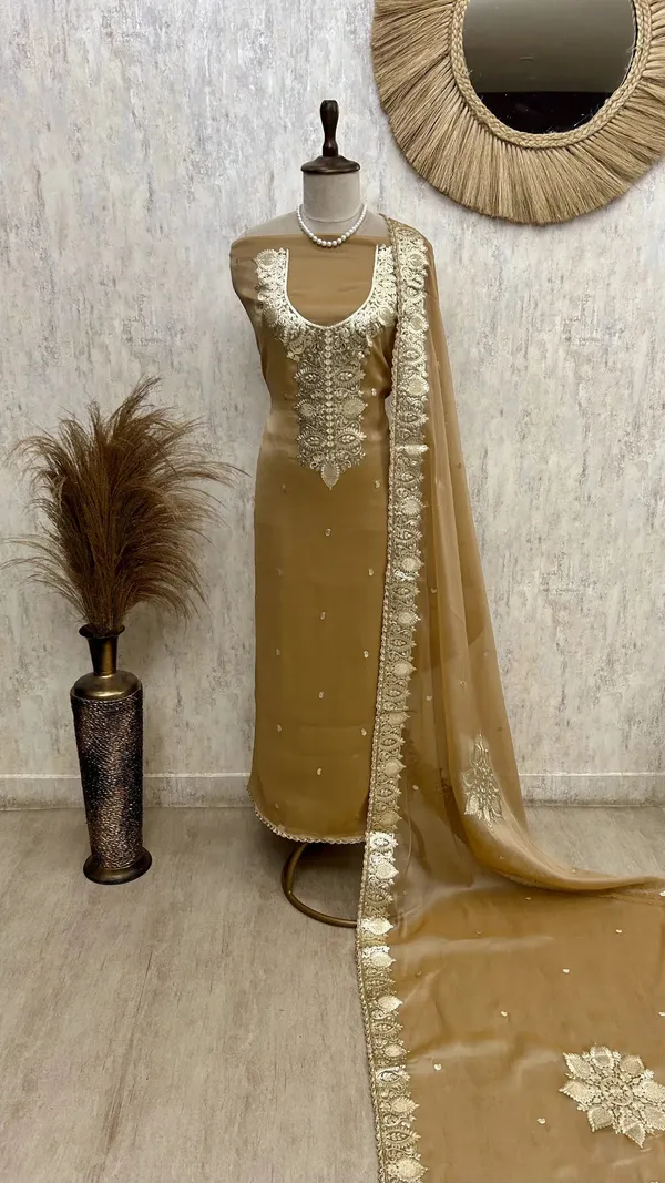 Organza_Unstitched_Suit_Set_Featuring_Organza_Dupatta_Gold
