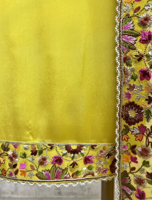 Chinnon_Unstitched_Suit_Set_With_Chinnon_Dupatta_Yellow