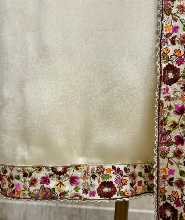 Chinnon_Unstitched_Suit_Set_With_Chinnon_Dupatta_Beige