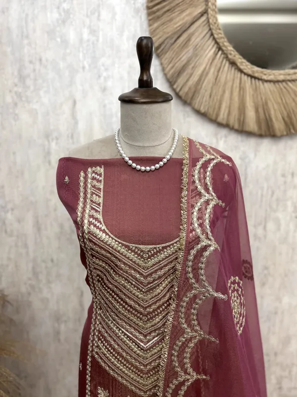 Silk_Unstitched_Suit_Set_Featuring_Tissue_Dupatta_Pink