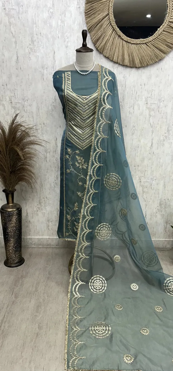 Silk_Unstitched_Suit_Set_Featuring_Tissue_Dupatta_Blue