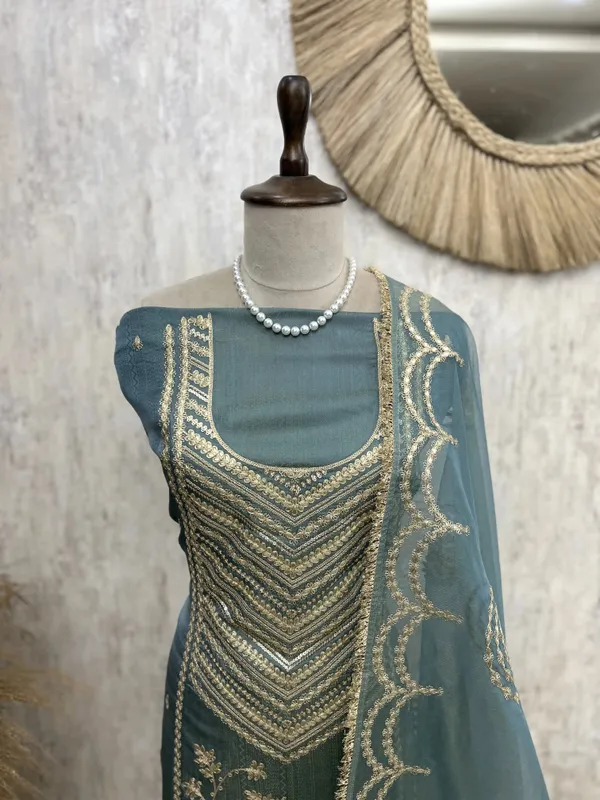 Silk_Unstitched_Suit_Set_Featuring_Tissue_Dupatta_Blue