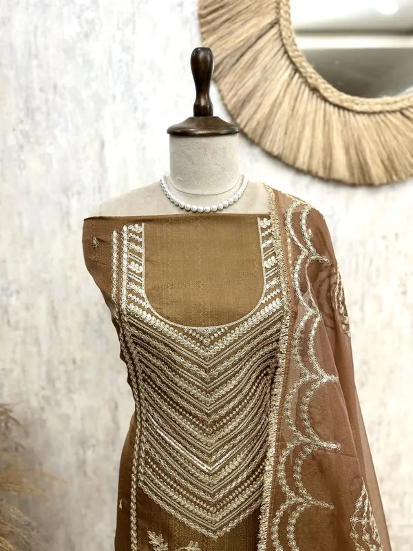 Silk_Unstitched_Suit_Set_Featuring_Tissue_Dupatta_Golden_Beige