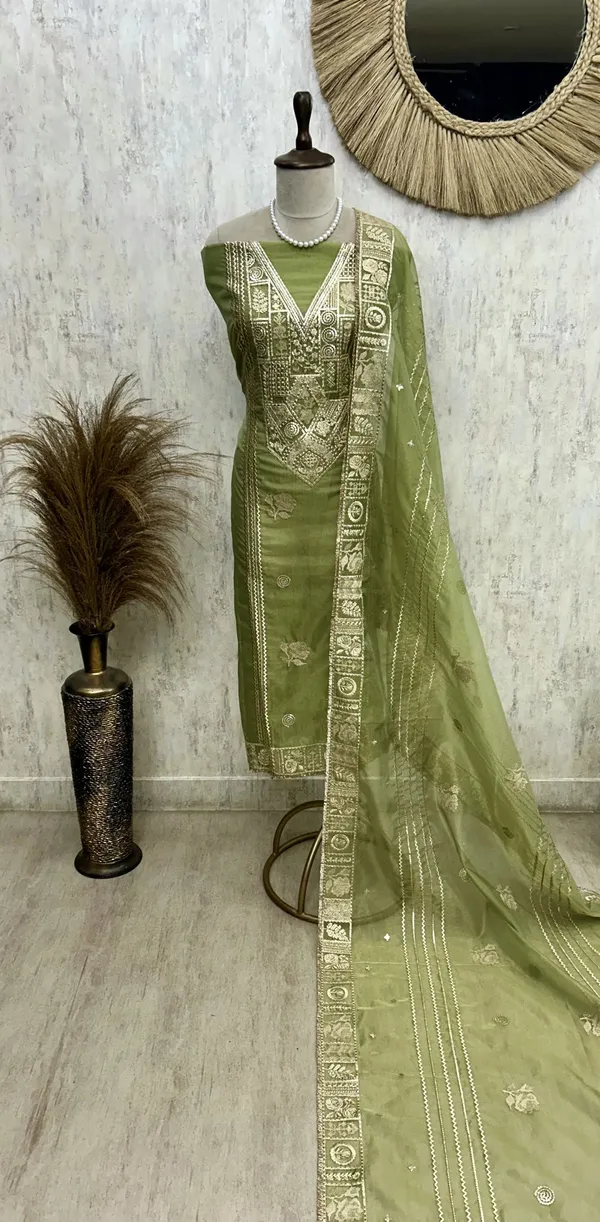 Tissue_Organza_Unstitched_Suit_Set_With_Tissue_Organza_Dupatta_Light_Green