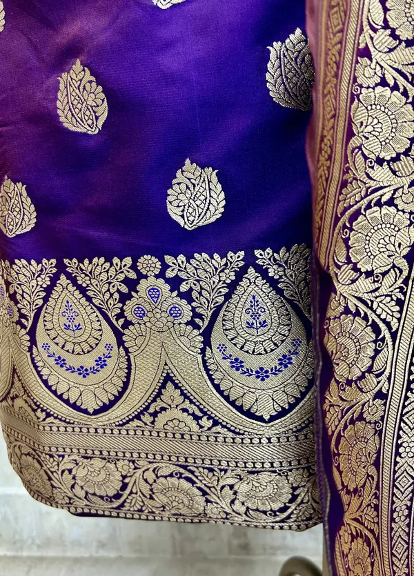 Banarasi_Silk_Unstitched_Suit_Set_With_Banarasi_Silk_Dupatta_Violet_Blue