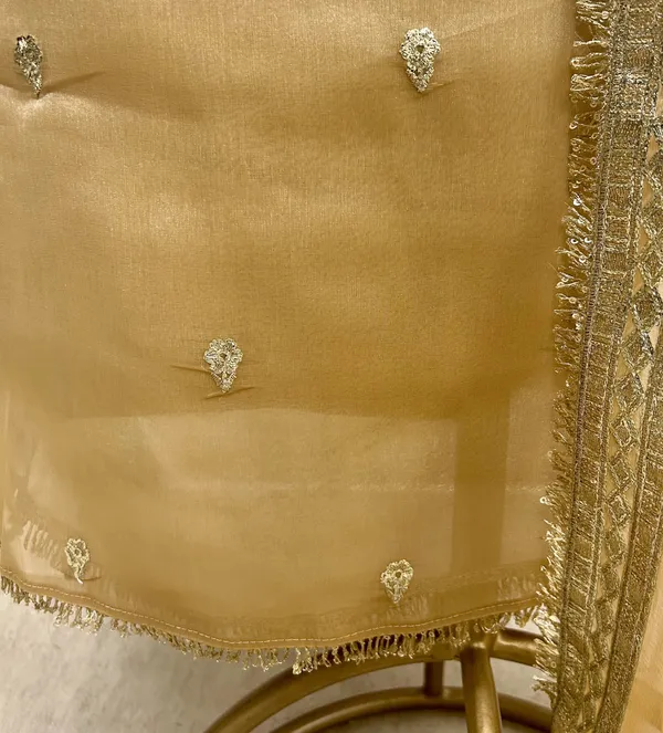 Organza_Unstitched_Suit_Set_With_Organza_Dupatta_Gold
