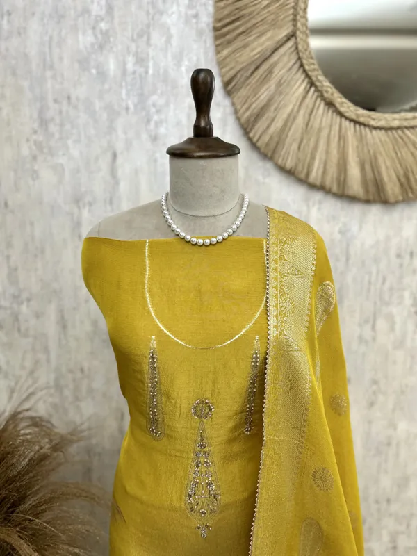 Tissue_Unstitched_Suit_Set_With_Tissue_Dupatta_Yellow