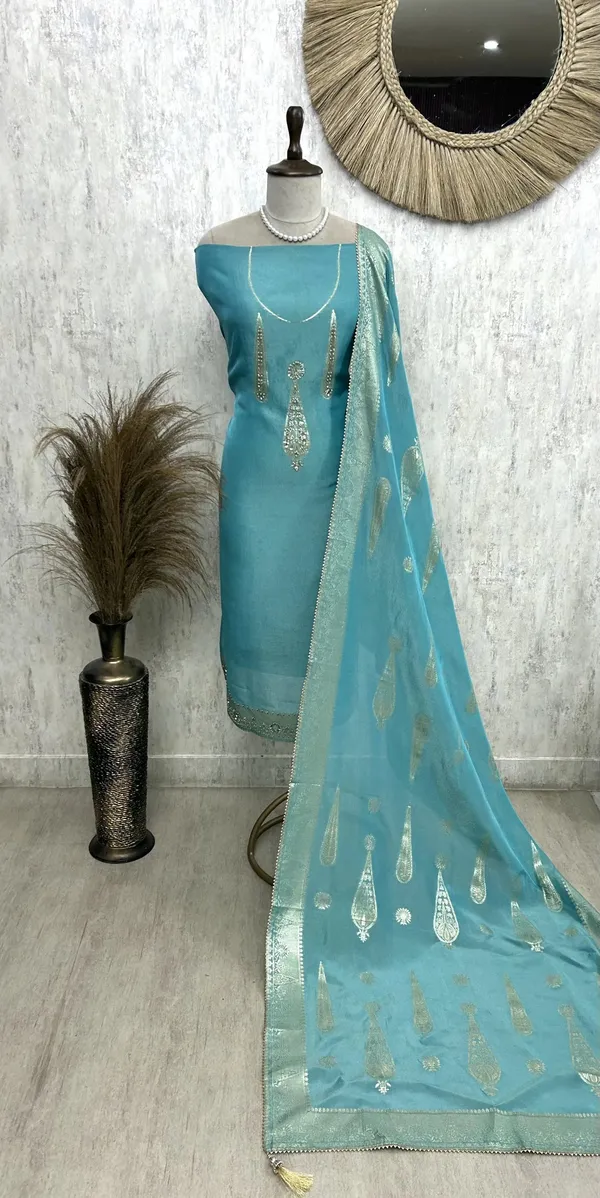 Tissue_Unstitched_Suit_Set_With_Tissue_Dupatta_Blue