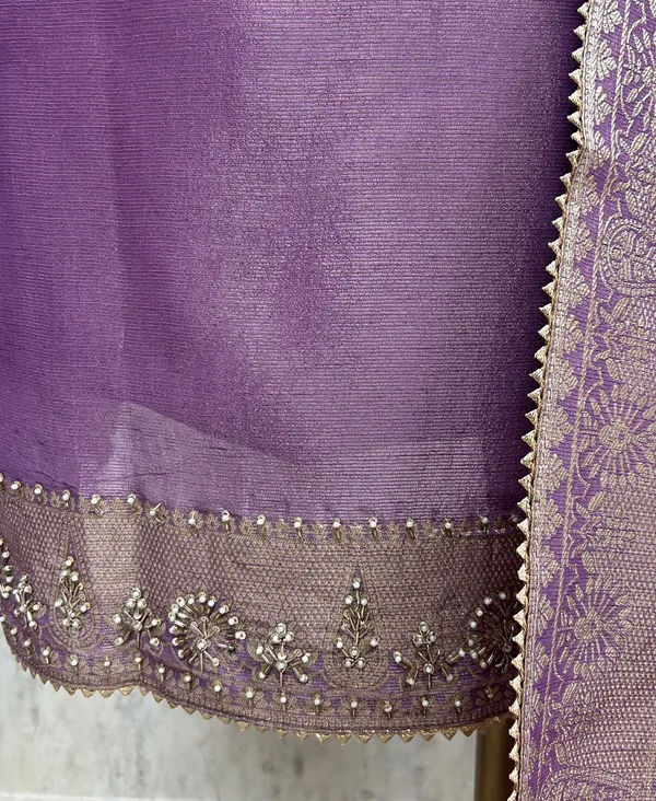 Tissue_Unstitched_Suit_Set_With_Tissue_Dupatta_Purple