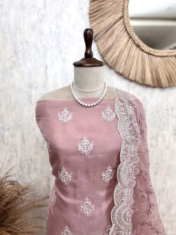 Glass_Organza_Unstitched_Suit_Set_With_Glass_Organza_Dupatta_Cherry_Pink