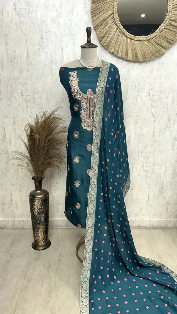 Unstitched_Dola_Silk_Suit_Set_With_Dola_Silk_Dupatta_Light_Blue
