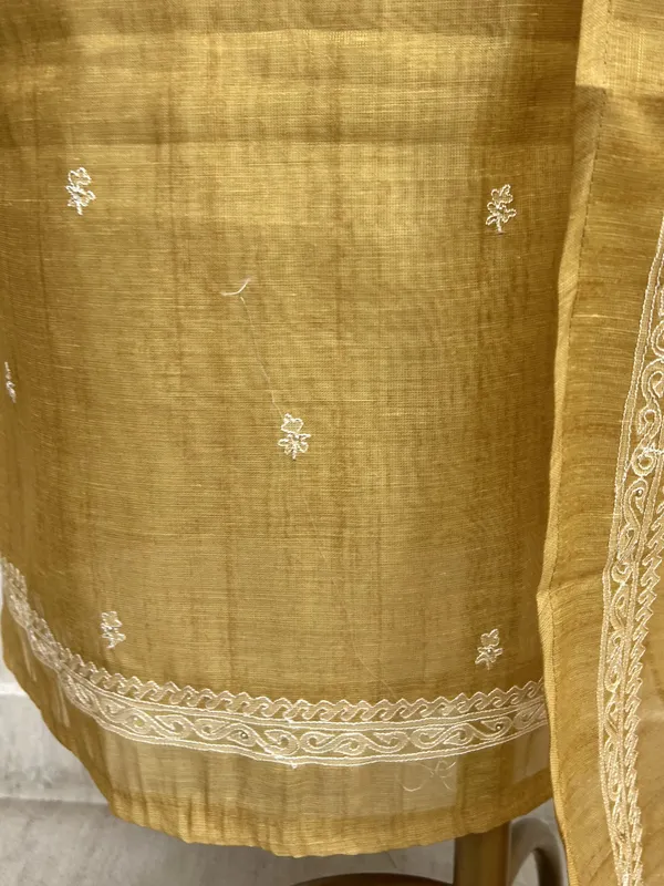 Linen_Tissue_Unstitched_Suit_Set_With_Linen_Tissue_Dupatta_Yellow