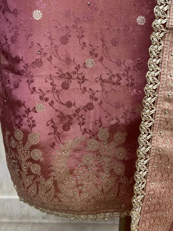 Tissue_Silk_Unstitched_Suit_Set_Featuring_Zardosi_Work_Pink
