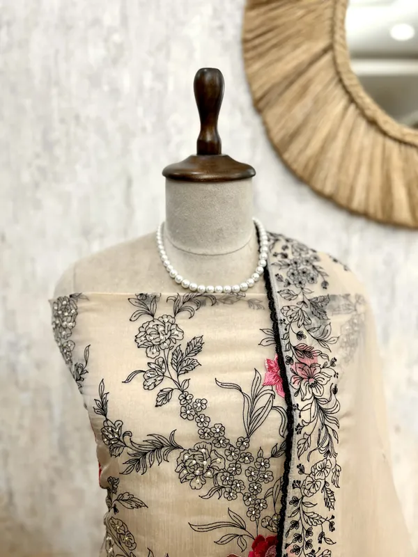 Chiffon_Organza_Unstitched_Suit_Set_With_Chiffon_Dupatta_Beige