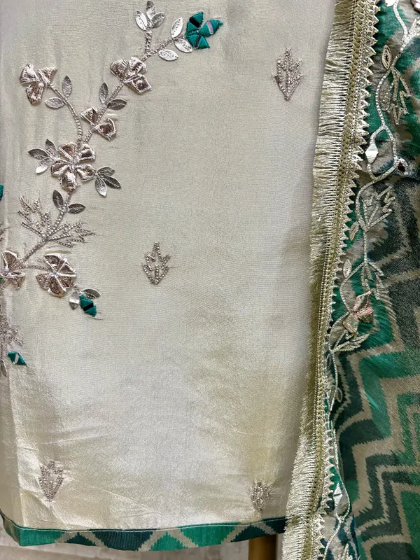 Tissue_Unstitched_Suit_Set_With_Gota_Patti_Work_Fun_Green