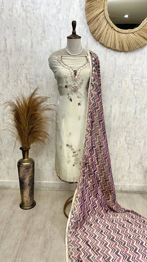 Tissue_Unstitched_Suit_Set_With_Gota_Patti_Work_Mauve_Pink