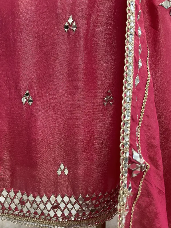 Tissue_Unstitched_Suit_Set_With_Mirror_Work_Yellow