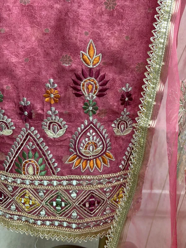 Tissue_Unstitched_Suit_Set_With_Organza_Dupatta_Dark_Pink