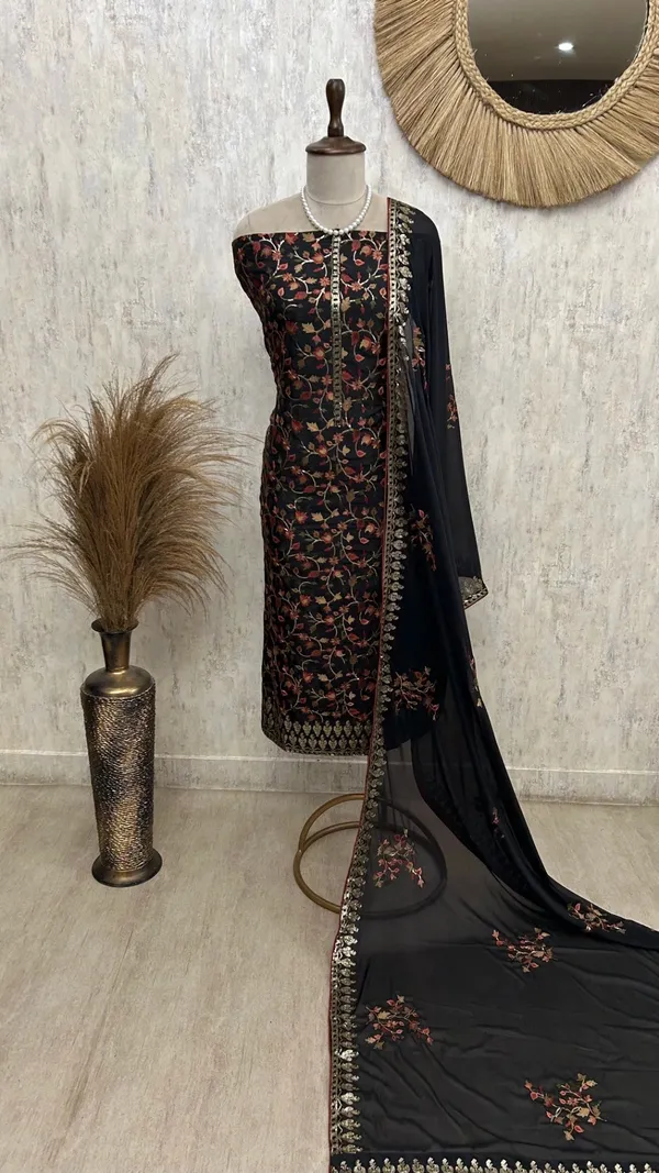 Unstitched_Suit_Set_Opada_With_Thread_Embroidery_Black