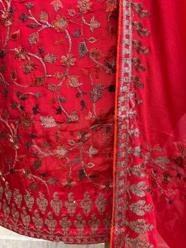 Unstitched_Suit_Set_Opada_With_Thread_Embroidery_Cherry_Red