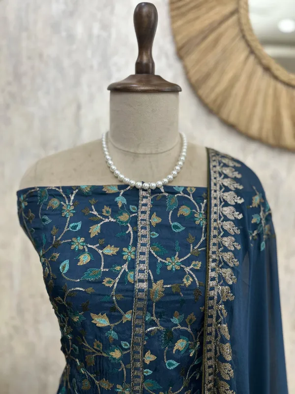Unstitched_Suit_Set_Opada_With_Thread_Embroidery_Teal_Blue