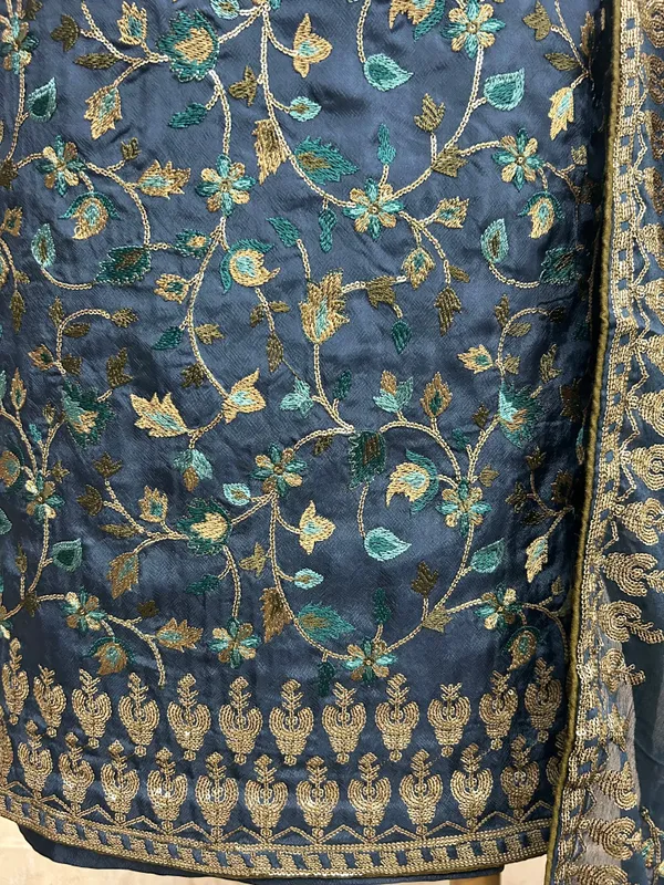 Unstitched_Suit_Set_Opada_With_Thread_Embroidery_Teal_Blue