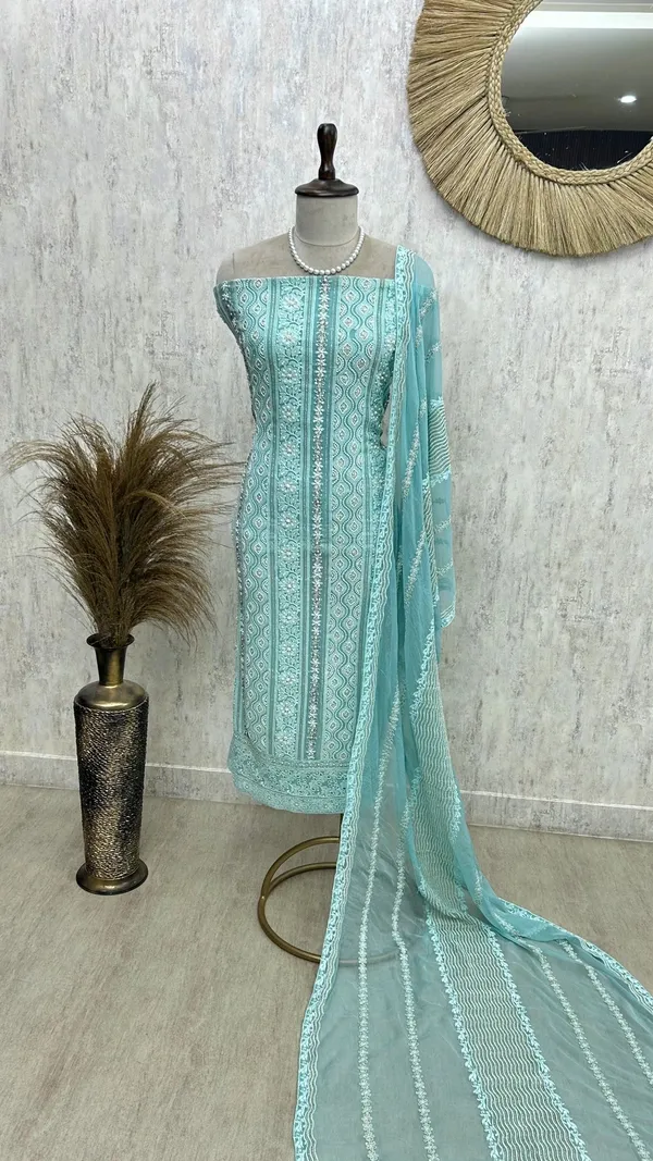 Lucknowi_Pearl_Work_Georgette_Unstitched_Suit_Set_Sky_Blue_1