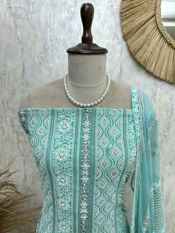 Lucknowi_Pearl_Work_Georgette_Unstitched_Suit_Set_Sky_Blue_1