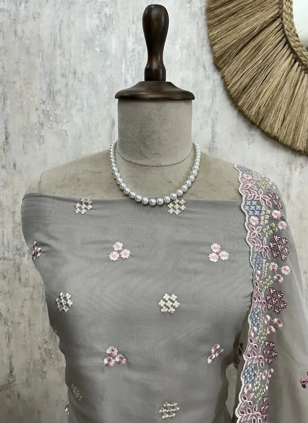 Organza_Unstitched_Suit_Set_With_Thread_Work_Flamingo_Motif_Dull_Pink