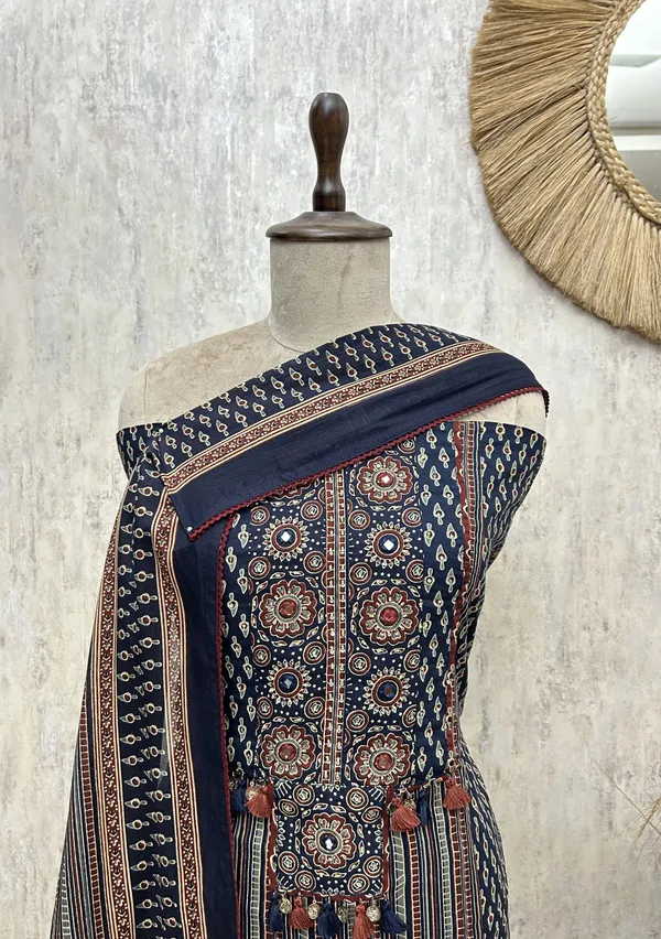 Ajrakh_Ethnic_Charm_Cotton_Unstitched_Suit_Indigo_Blue_1