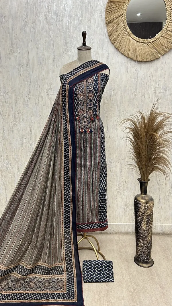 Ajrakh_Ethnic_Charm_Cotton_Unstitched_Suit_Indigo_Blue_1