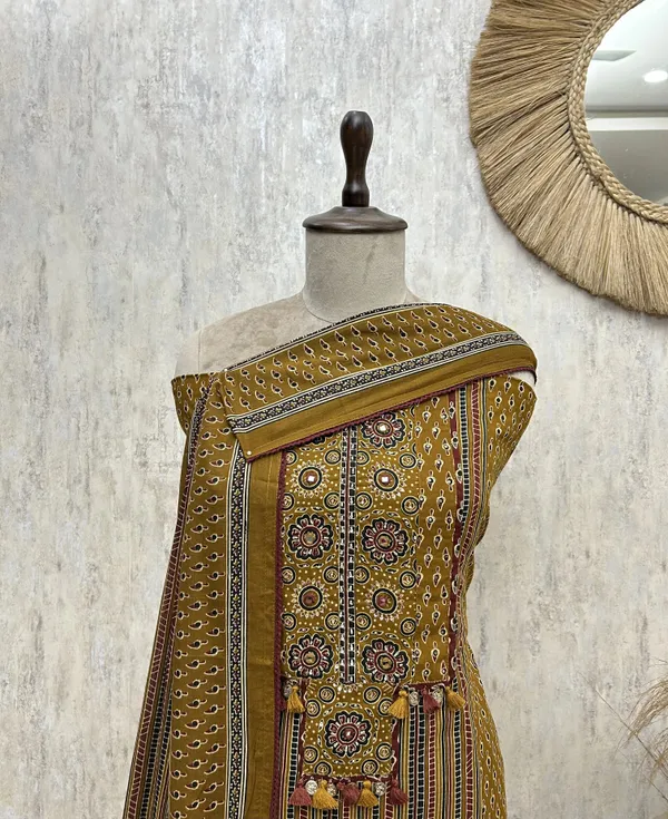 Ajrakh_Ethnic_Charm_Cotton_Unstitched_Suit_Dark_Yellow
