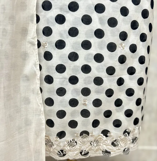 Floral_Polka_Mul_Chanderi_Unstitched_Suit_White