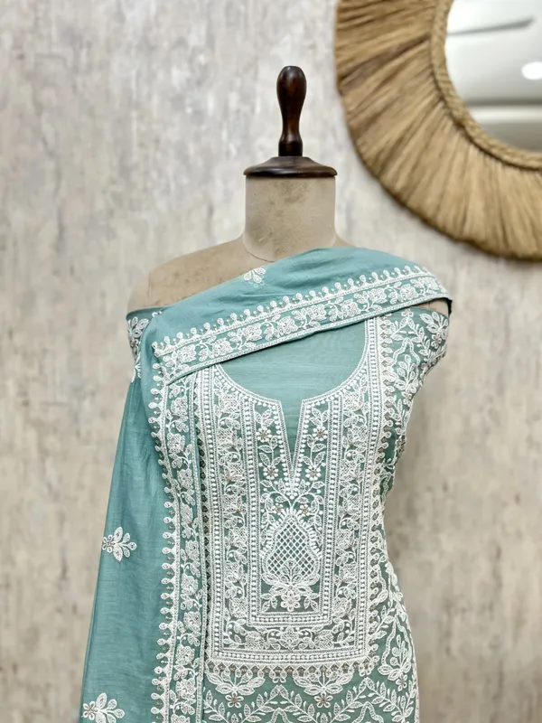 Mint_Chikankari_Grace_Mul_Cotton_Unstitched_Suit_Sea_Glass