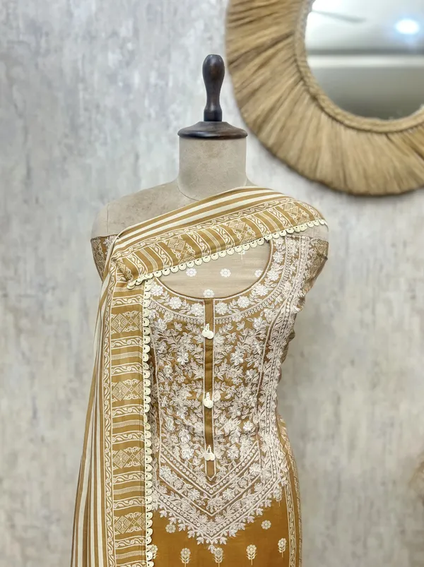 Golden_Grace_Muslin_Unstitched_Suit_Yellow