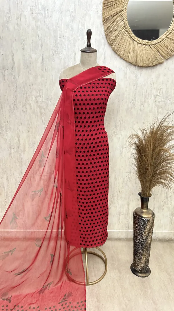 Retro_Polka_Dot_Unstitched_Suit_Dark_Red
