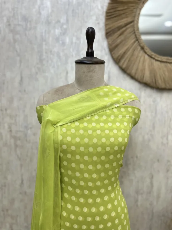 Retro_Polka_Dot_Unstitched_Suit_Lime_Green