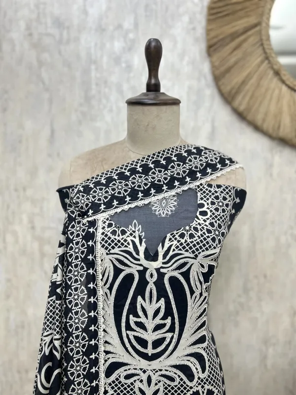 Boho_Muslin_Unstitched_Suit_Black
