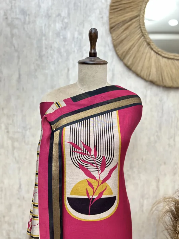 Urban_Maheshwari_Charm_Unstitched_Suit_Dark_Pink