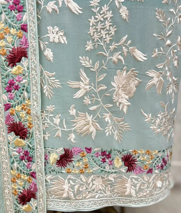 Resham_Jaal_Georgette_Unstitched_Suits_Persian_Green