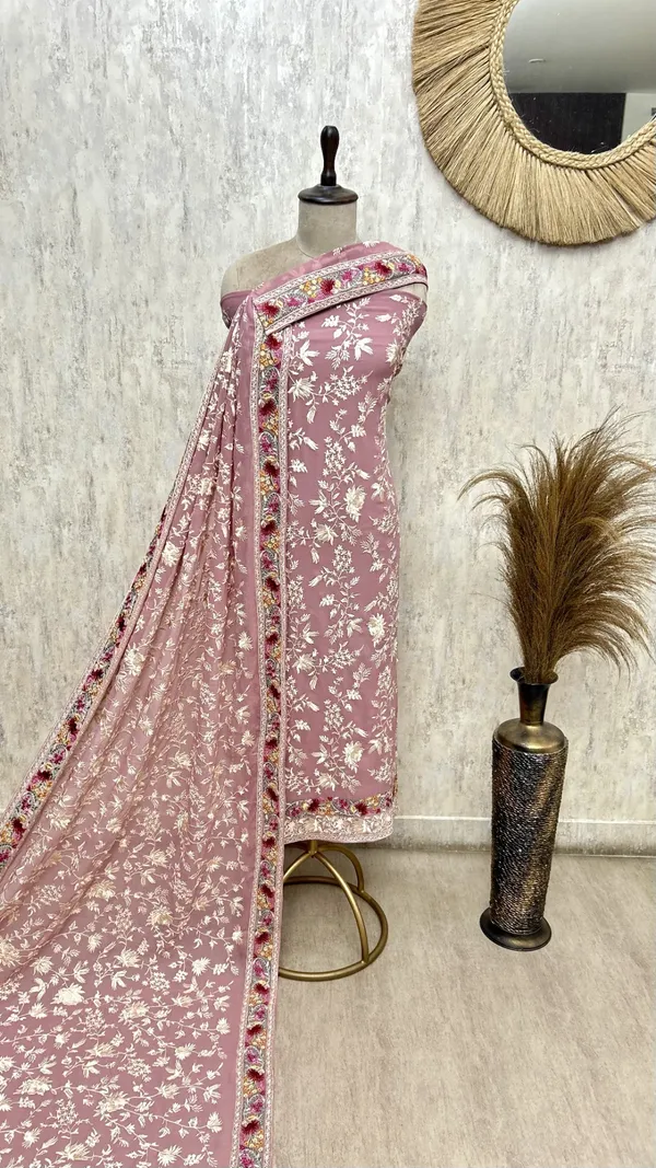 Resham_Jaal_Georgette_Unstitched_Suits_Dull_Pink