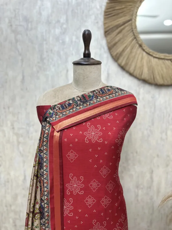 The_Bandhani_Maheshwari_Unstitched_Suits_Black