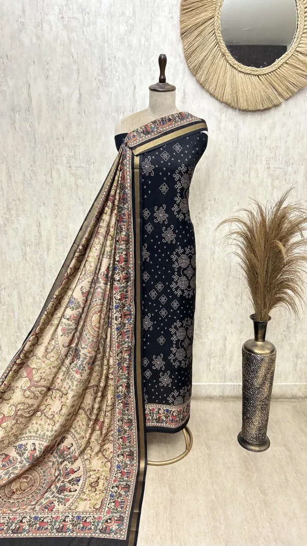 The_Bandhani_Maheshwari_Unstitched_Suits_Rust_Red