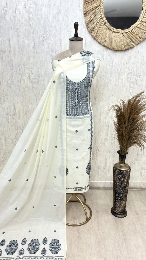 The_Heirloom_Weave_Jamdani_Unstitched_Suits_White
